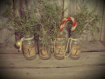 Primitive Folk Art Christmas Trees
