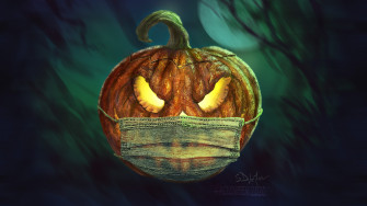 Holiday Halloween 4k Ultra HD Wallpaper By Steve De La Mare