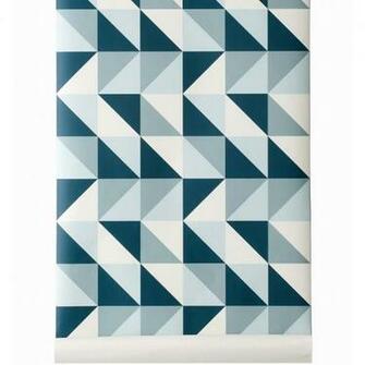Ferm Living Remix Wallpaper Cloudberry