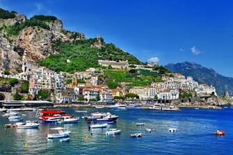 Wallpaper Positano Salerno Italy Desktop In