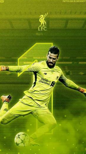 Alisson Becker Kop Lfc Liverpool Soccer Fc
