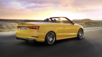 Wallpaper Audi S3 Cabriolet Yellow Cars Bikes