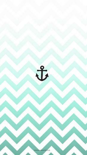 Chevron Anchor Wallpaper Drop iPhone