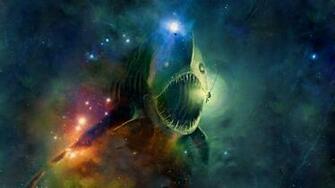 Space Anglerfish X Wallpaper