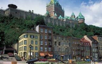 Castle City Quebec Looking Frontenac Wallpaper Jpg