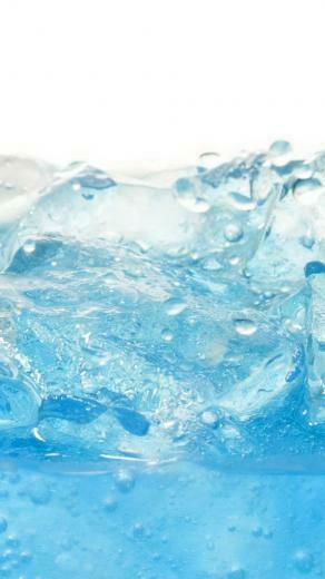 Crystal Bubble Water Splash Background iPhone Wallpaper