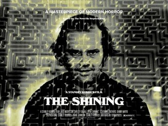 The Shining Horror Thriller Dark Movie Film Classic Poster Wallpaper