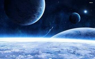 Blue Space Wallpaper Fantasy