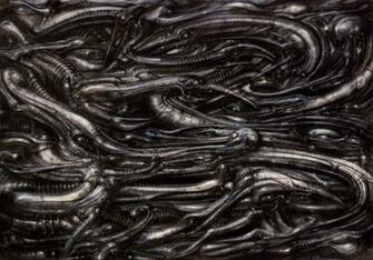Biomechanical Landscape Science Fiction H R Giger Wallpaper