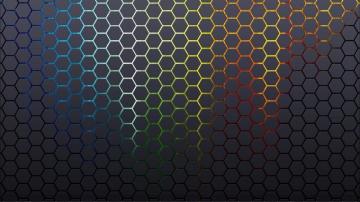 General Minimalism Colorful Beehive Patterns Texture