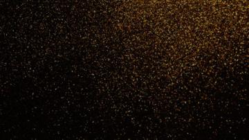 Wallpaper Glitter Gold Particles Dark Full