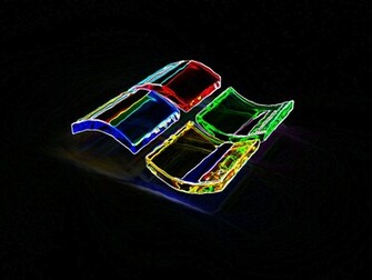 Funky Neon Glass Windows By Mntbikeracer1