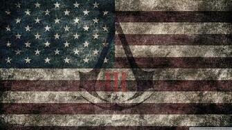 Creed Iii American Eroded Flag Wallpaper Wallpoper