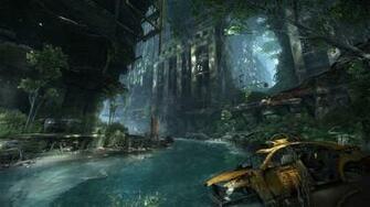 Destroyed City Background