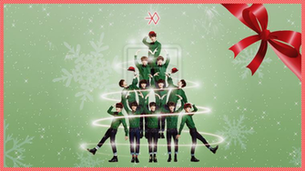 Wallpaper Exo Christmas Comeback By Feergmz Customization