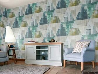 Geodesic Emerald And Linden By Harlequin Wallpaper Brewers Home