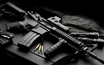 Assault Rifle HD Wallpaper Background