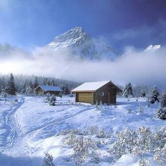 iPad Wallpaper Snowy Natural Scenery Mini
