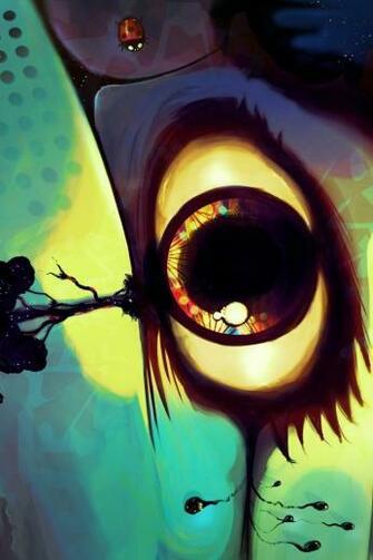 Eye Art iPhone HD Wallpaper