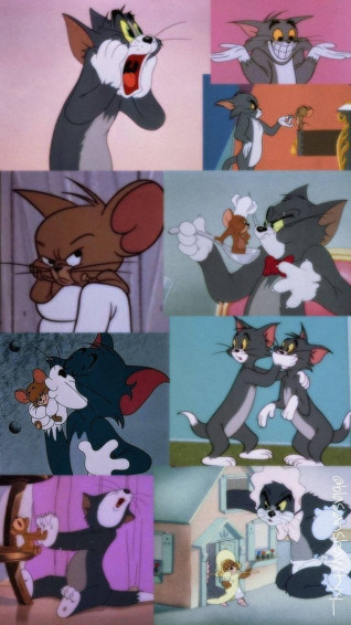 Tom And Jerry Aesthetic Wallpaper