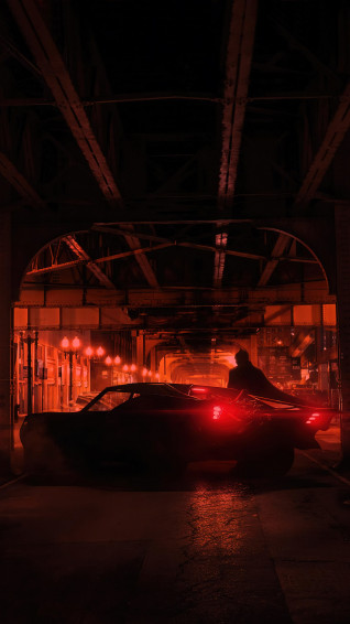 The Batman Batmobile Movie Poster 4k Wallpaper iPhone HD