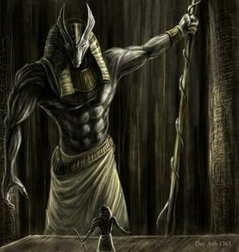 Painting Mythology Anubis HD Wallpaper Desktop And Mobile