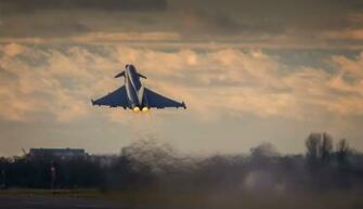 Eurofighter Typhoon Aircraft Warplane Wallpaper HD Other 4k