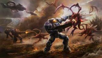 Starcraft Ii Wallpaper Games Simulation Space
