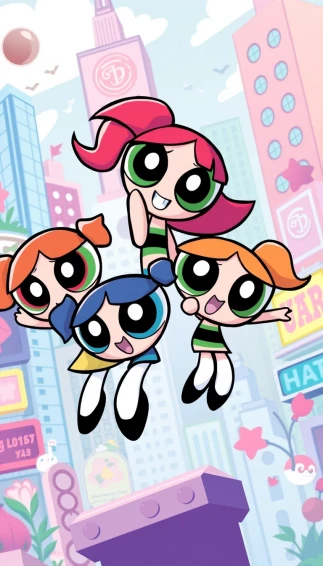 Powerpuff Girls Phone Wallpaper
