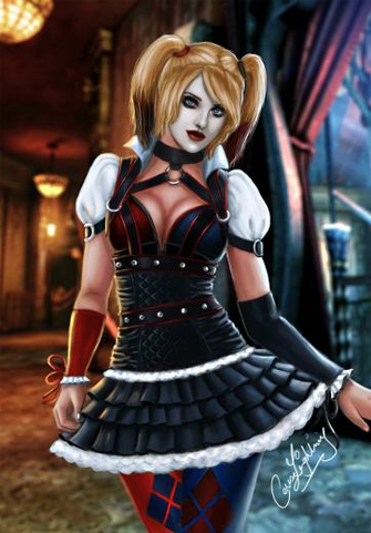 Batman Arkham Knight Harley Quinn By Ceriselightning