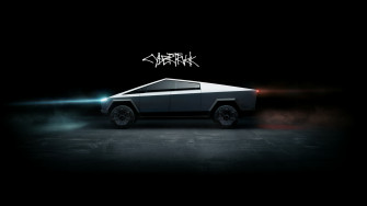 Cybertruck R Wallpaper