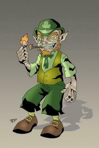 Evil Leprechaun By Pypedreams