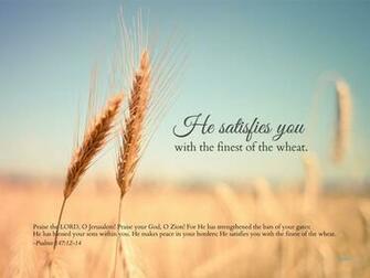 He Satisfies You Christian Photographs Crossmap