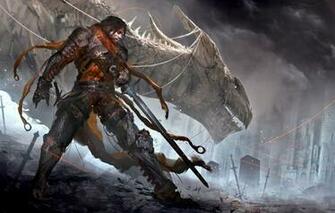Wallpaper Dark Sword Fantasy Magic Soldier Armor Weapon