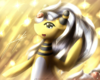Mega Ampharos By Yoshinojas