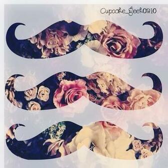 Cute Girly Mustache Wallpaper Image Pictures Becuo