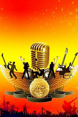 Passion Carnival Music Poster Background