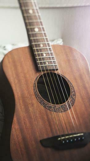 Classic Guitar Instrument Music Wallpaper HD iPhone Viol O