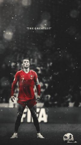 Cristiano Ronaldo Taking Kick In Portugal Vs Spain Fifa