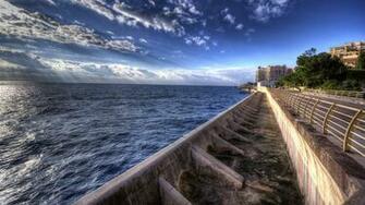 Desktop Wallpaper Monte Carlo Monaco HDr Sky Roads Bay