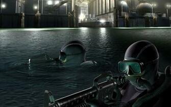 Navy Seals Wallpaper Stock Photos