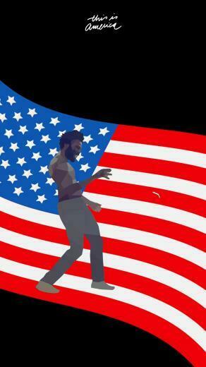 This Is America Lock Screen Wallpaper Ios That I Made In Low