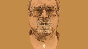 The Big Lebowski Drawing Dark Sadic Wallpaper Background