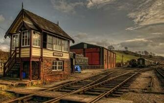 Autumn Wallpaper Train Station HD
