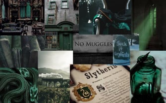 Slytherin Aesthetic Laptop Wallpaper