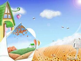 Wallpaper Cartoon Widescreen Landscape