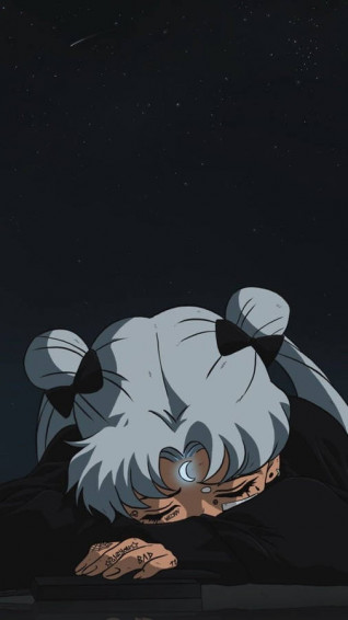 Aesthetic Anime Girl iPhone Wallpaper