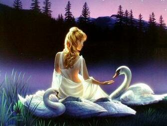 Swan Princess Desktop Pc And Mac Wallpaper