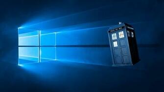 Tardis HD Wallpaper In Blue