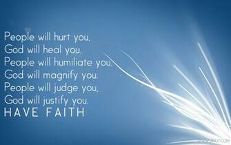 Have Faith Christian Wallpaper